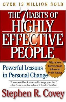 Cover of "The 7 Habits of Highly Effective People", one of the top 5 best books for leadership.