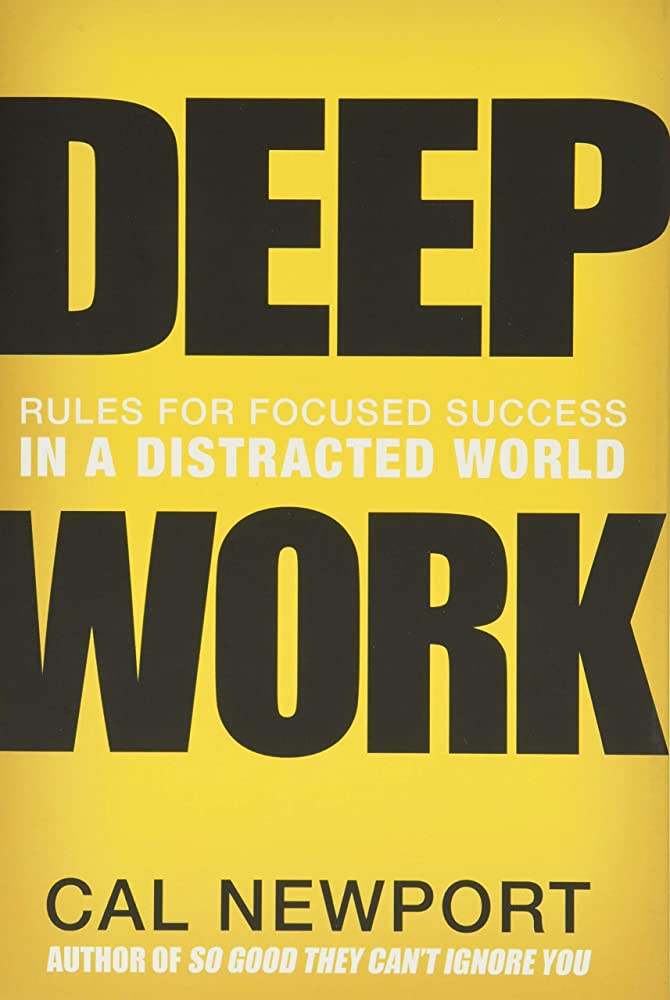 Cover of "Deep Work", one of the top 5 best books for time management