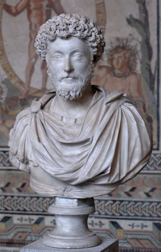 image of Marcus Aurelius representing Stoicism,