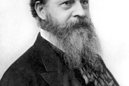 image of Charles Sanders Peirce who is often considered one of the founding figures and the intellectual father of pragmatism.