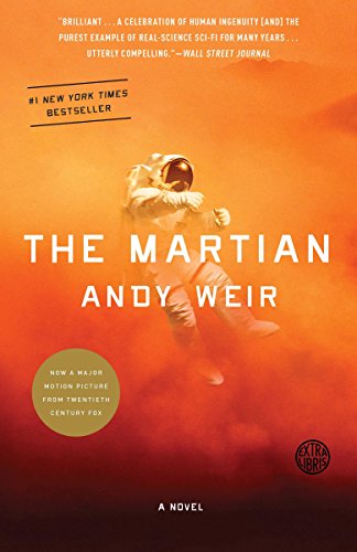 Book Cover for “The Martian” by Andy Weir. Best Science Fiction Book for Adults