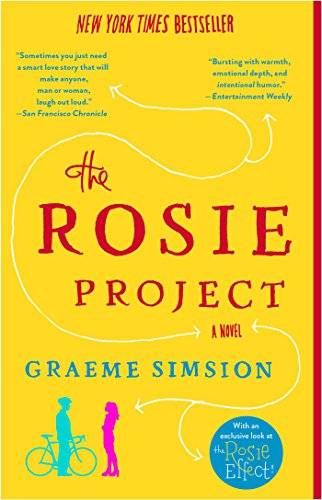 Book Cover for "The Rosie Project" by Graeme Simsion. Best Romantic Fiction Book for Adults