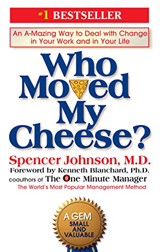 Best Positive Mindset Books for Life Transitions: Book Cover for "Who Moved My Cheese?" by Spencer Johnson