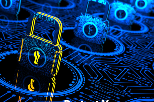 Cover image for the article 'Can AI and Privacy Coexist', featuring a high-tech data illustration with interconnected nodes and a central lock symbol, symbolizing the protection of privacy and data in the age of AI